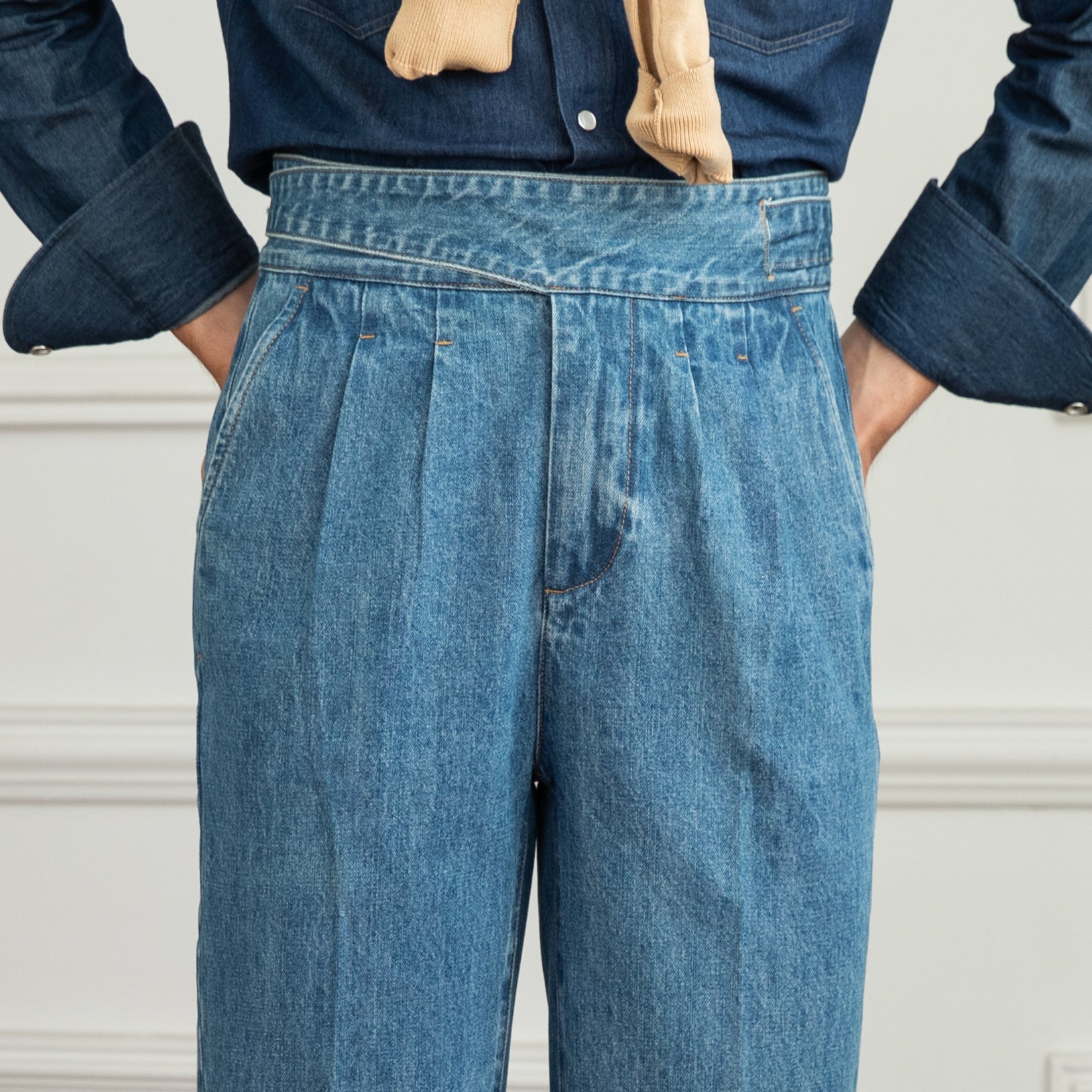 London Edit™ | Denim Gurkha Pants