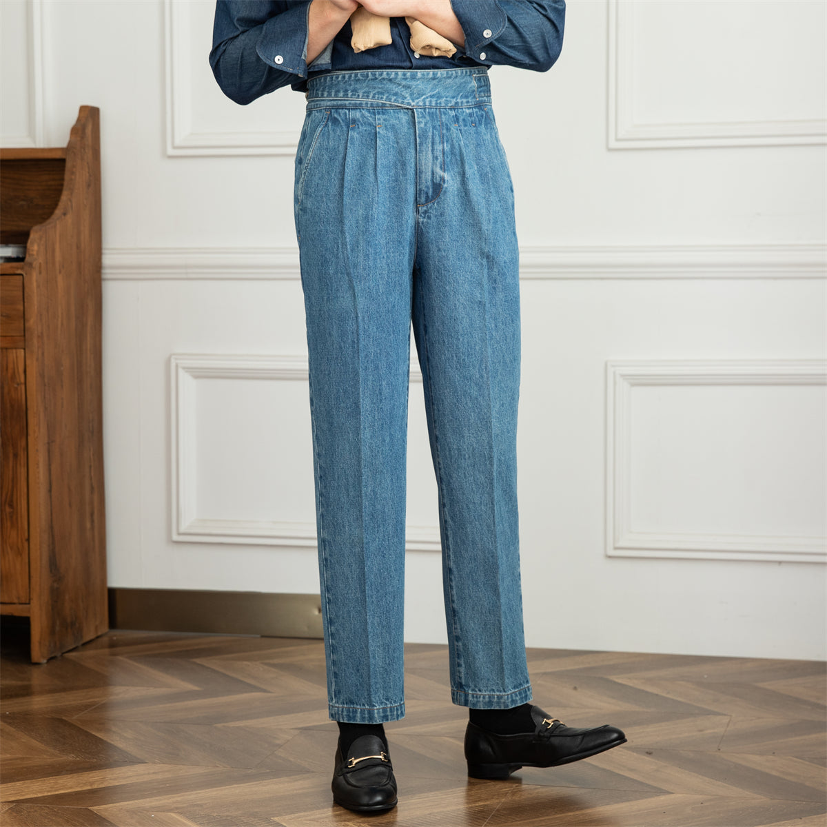 London Edit™ | Denim Gurkha Pants