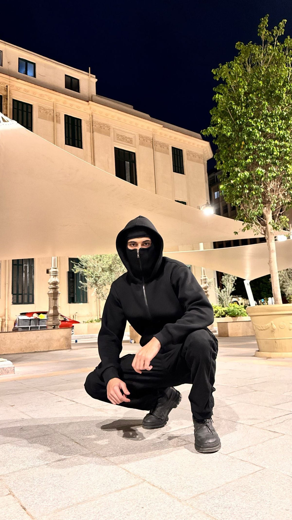 Camille - Sweat à Capuche avec Balaclava