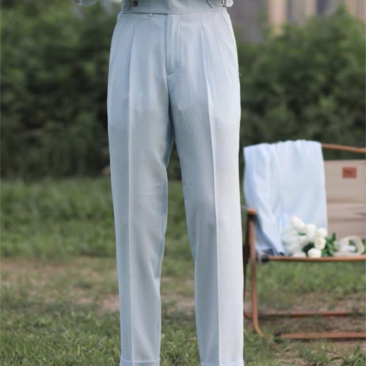 London Edit™ | Seersucker Gurkha Pants