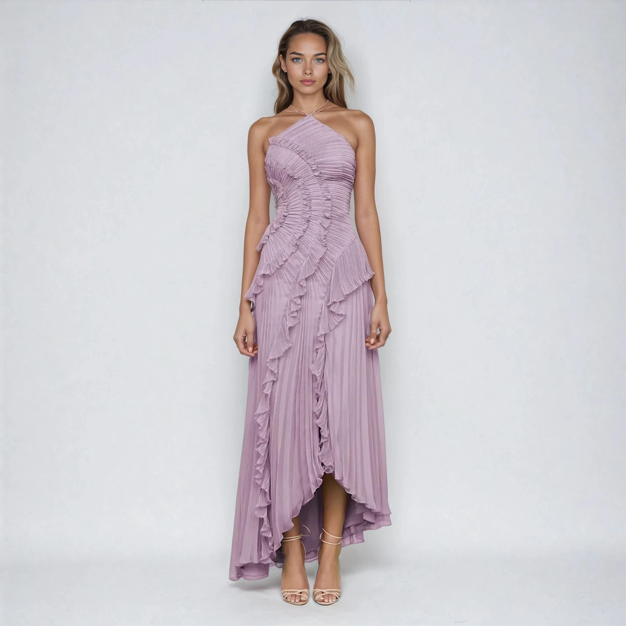 Elisia – Robe Lilas Murmurante