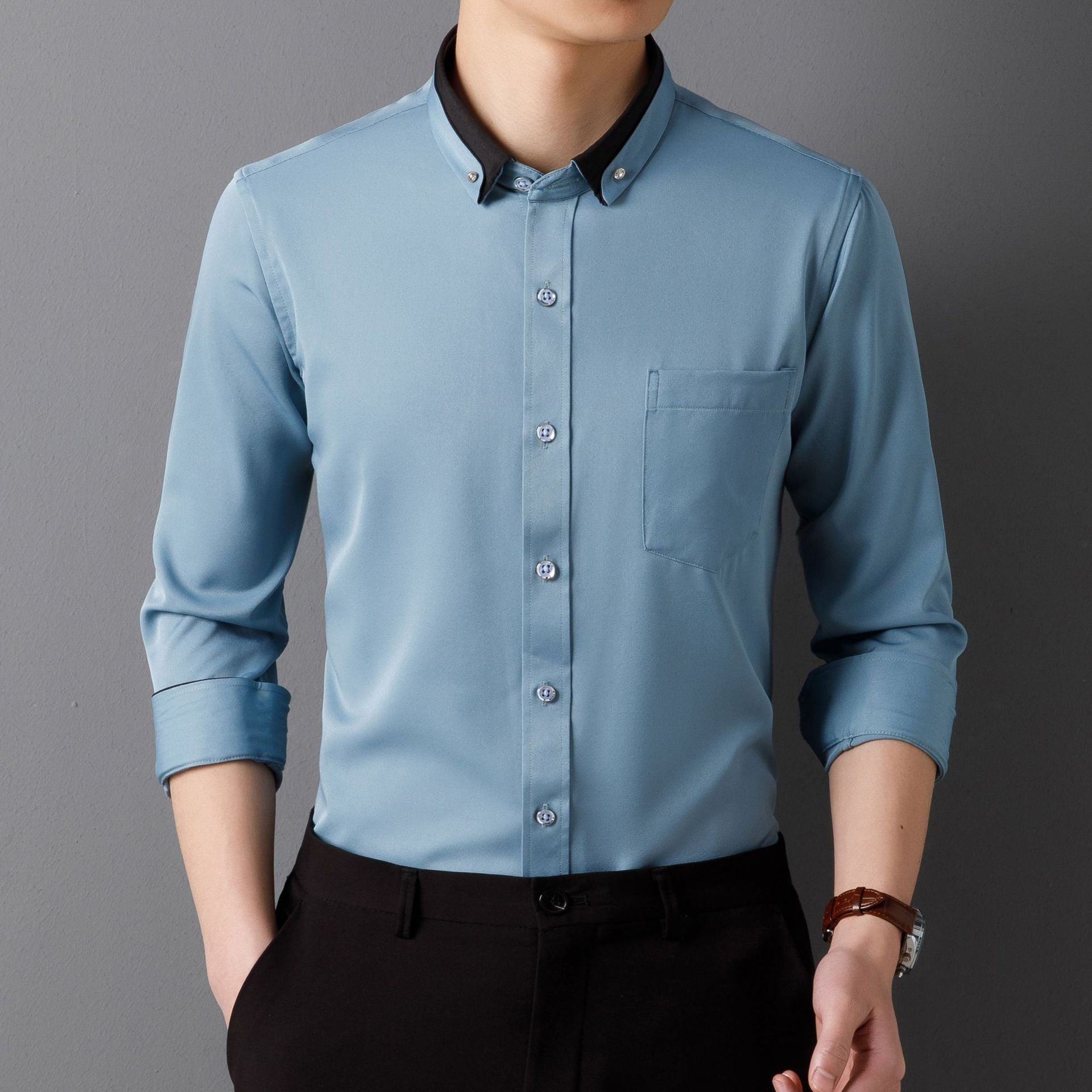 Antoine - Chemise Classique à Manches Longues