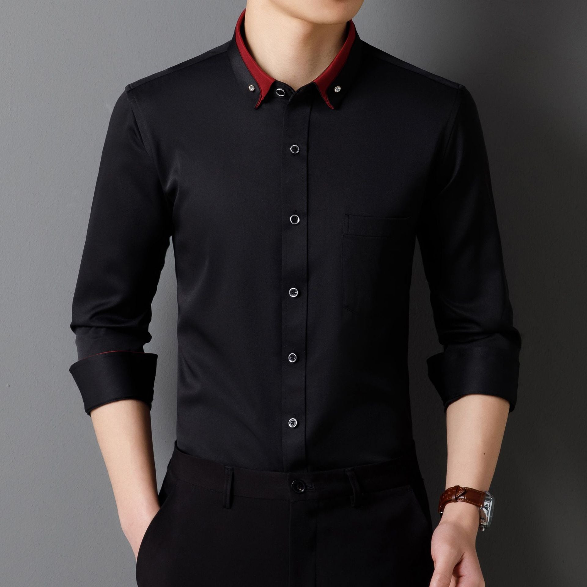 Antoine - Chemise Classique à Manches Longues