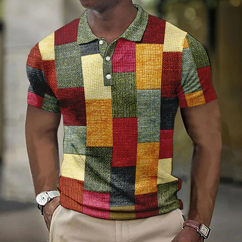 Raffaele™ POLO MULTICOLORE AU STYLE MODERNE