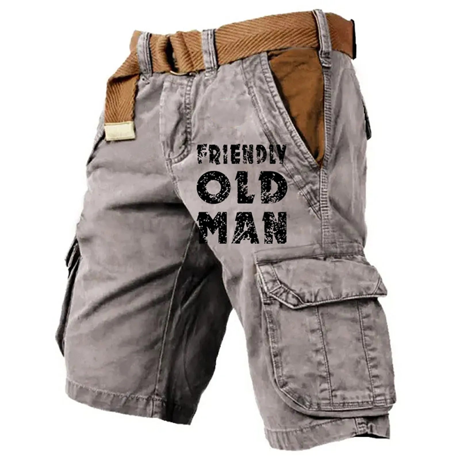 Gaston | Short Cargo Style Vintage Graphique