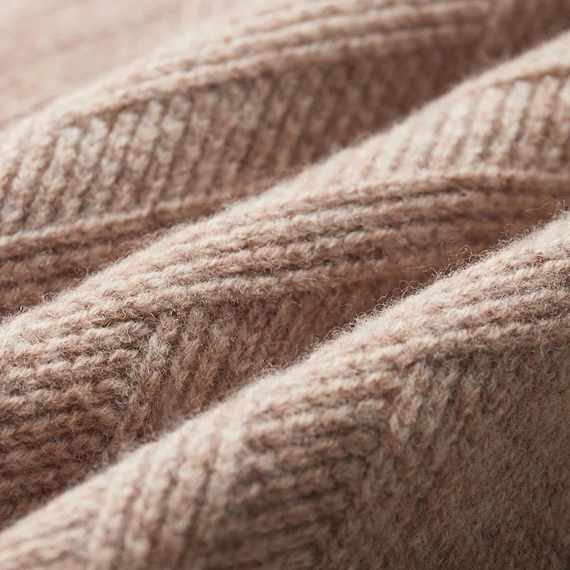 London Edit™ | Chequered 100% cashmere sweater