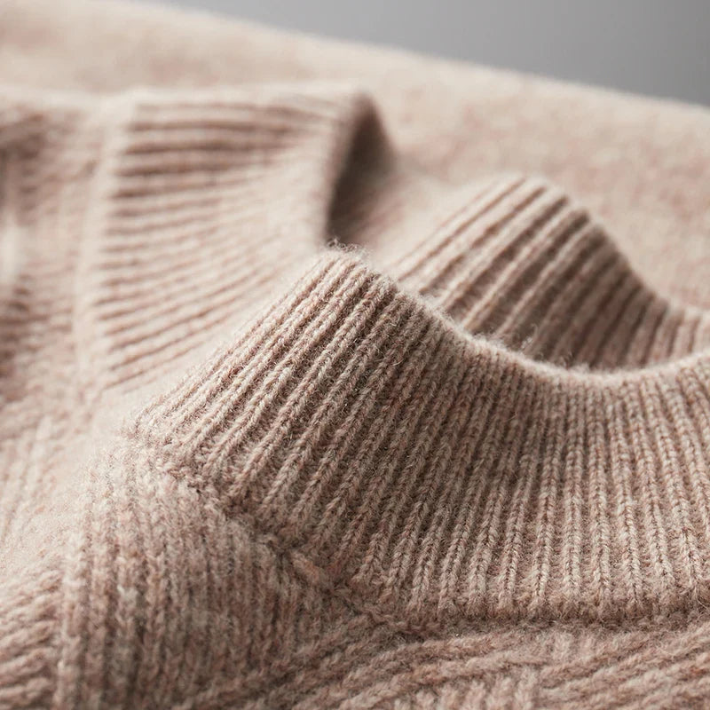 London Edit™ | Chequered 100% cashmere sweater