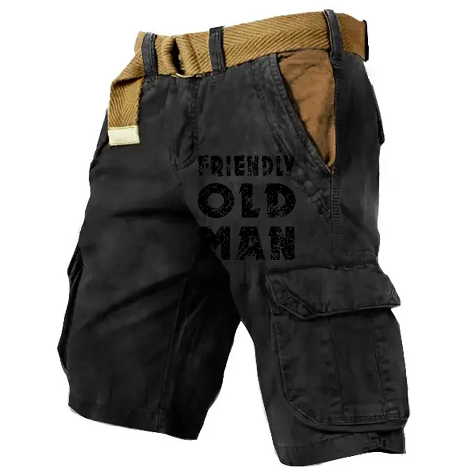 Gaston | Short Cargo Style Vintage Graphique