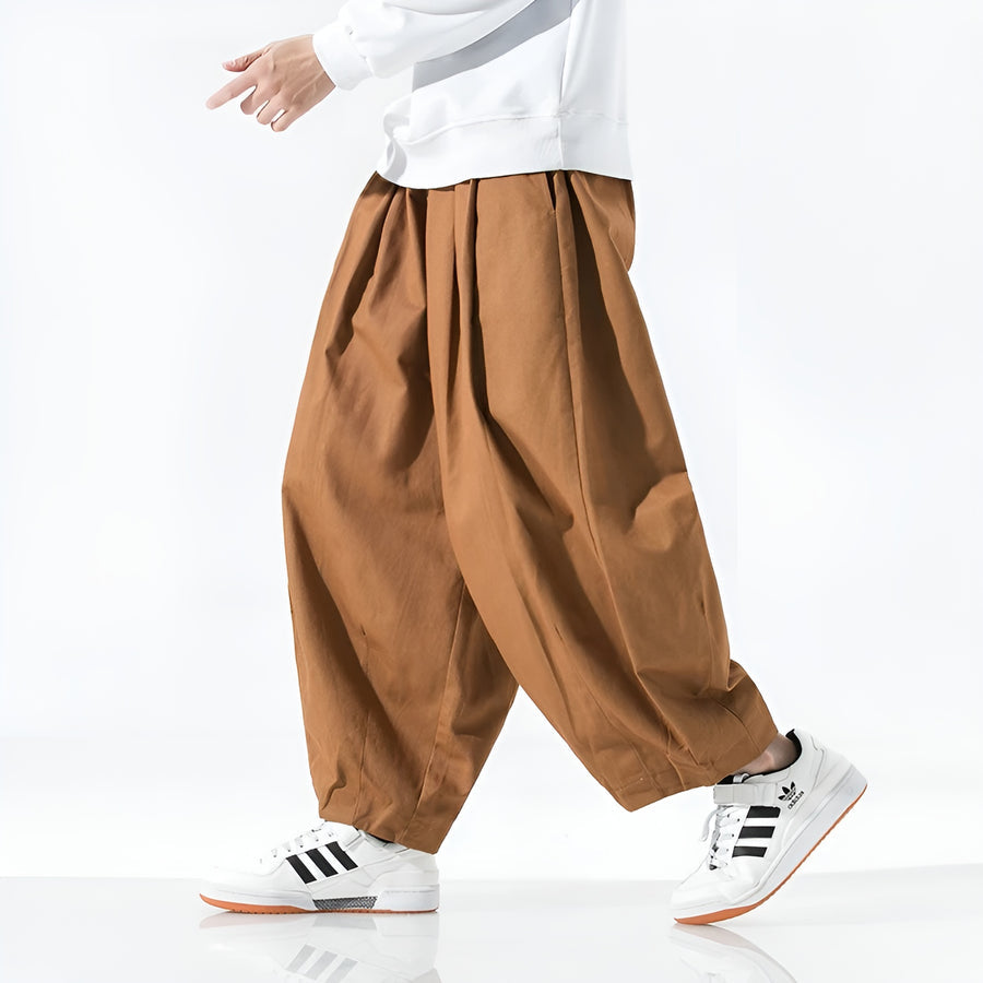 Paolino - Pantalons Élégants à Coupe Ample