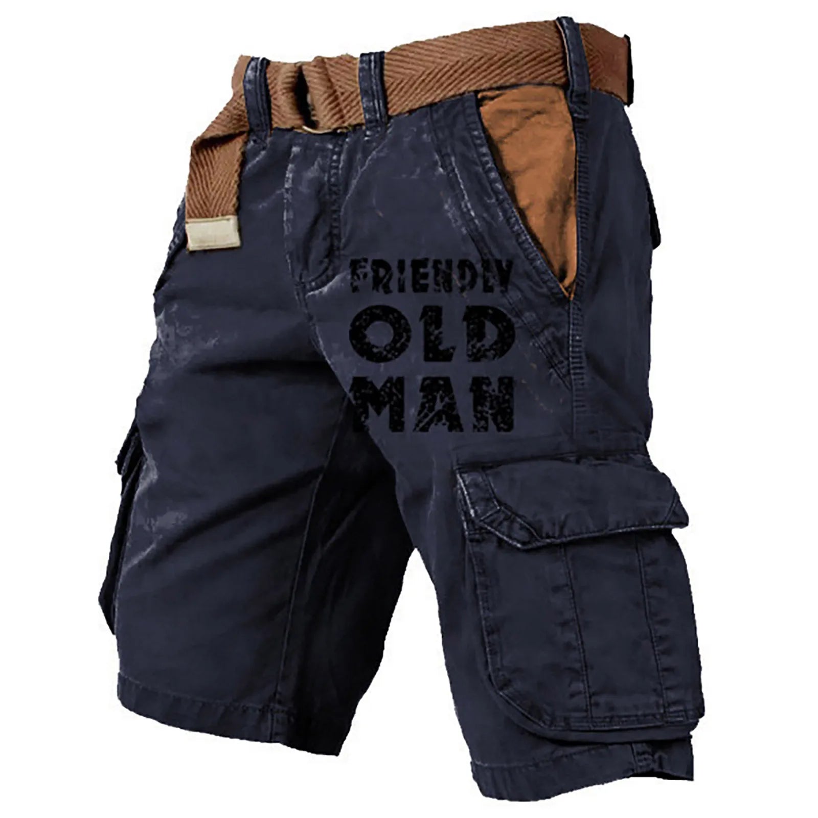 Gaston | Short Cargo Style Vintage Graphique