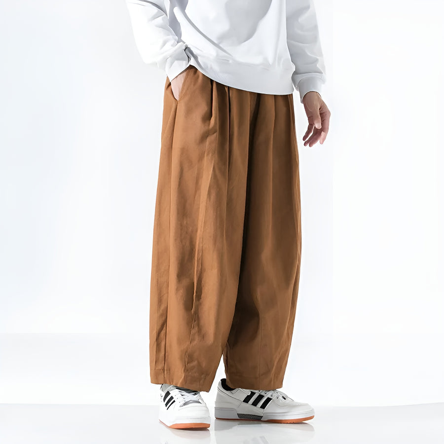 Paolino - Pantalons Élégants à Coupe Ample