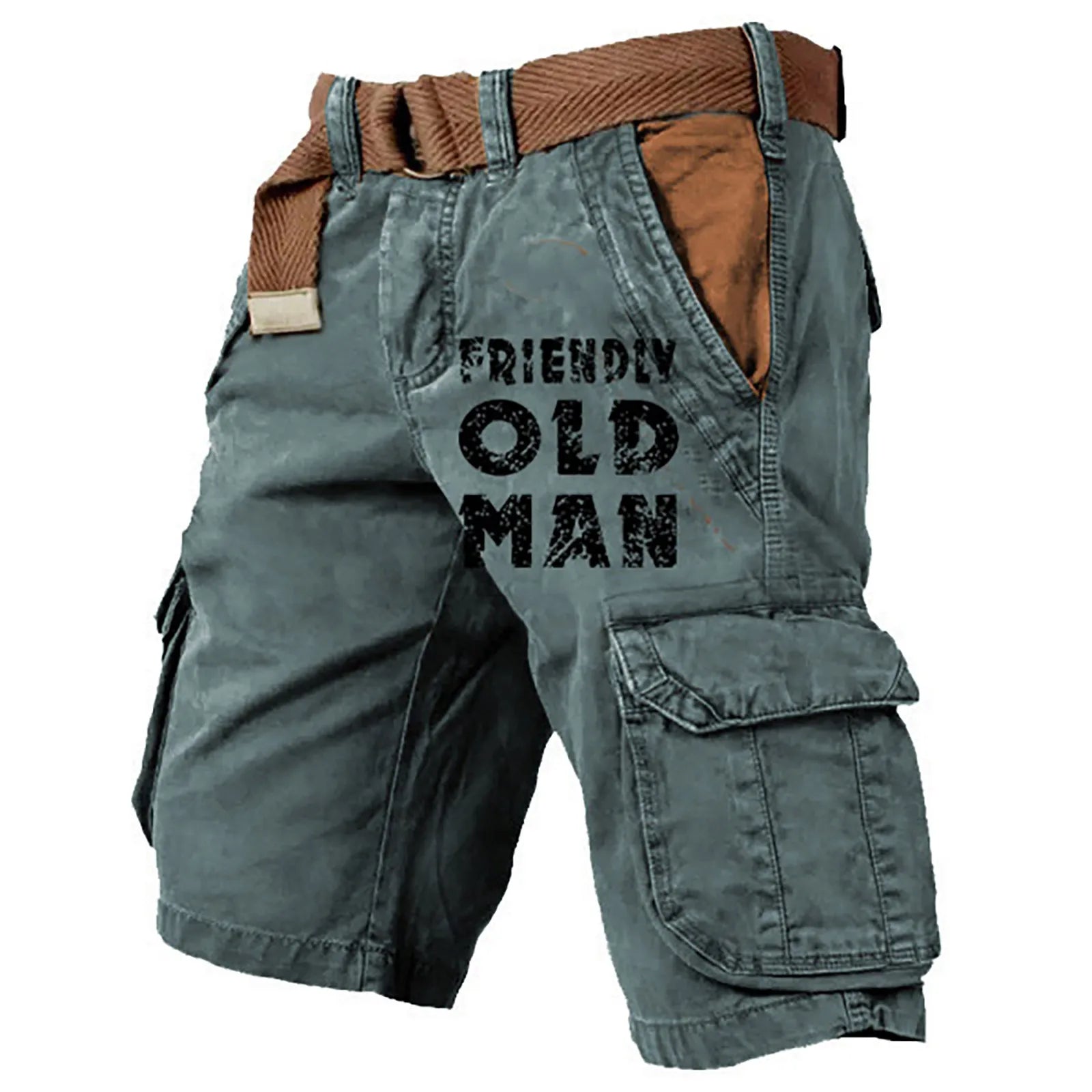 Gaston | Short Cargo Style Vintage Graphique