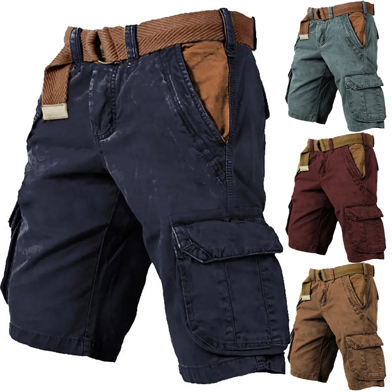 Bastien | Short Cargo Résistant Multi-Poches