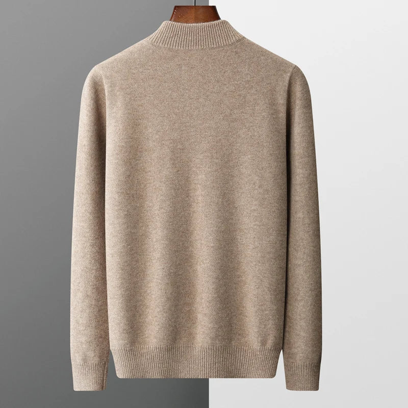 London Edit™ | Cashmere half zip sweater
