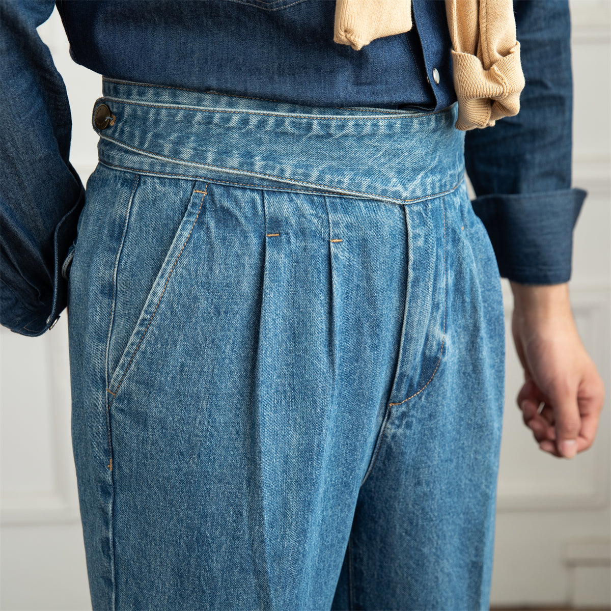 London Edit™ | Denim Gurkha Pants
