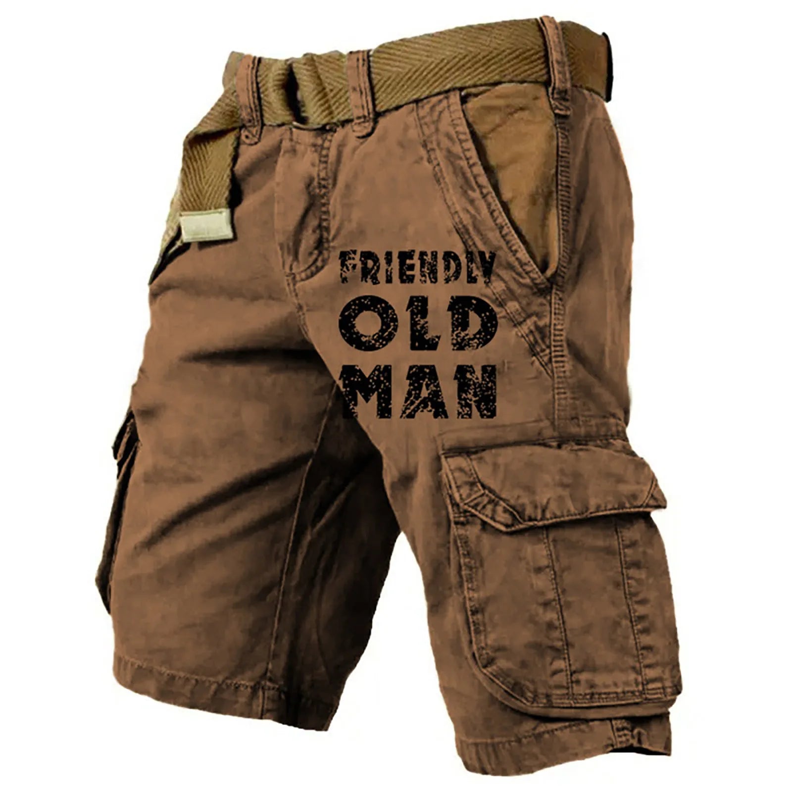 Gaston | Short Cargo Style Vintage Graphique