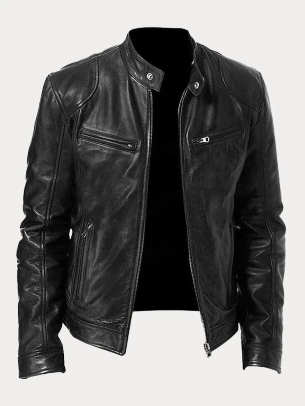 Steve - Timeless Leather Jacket