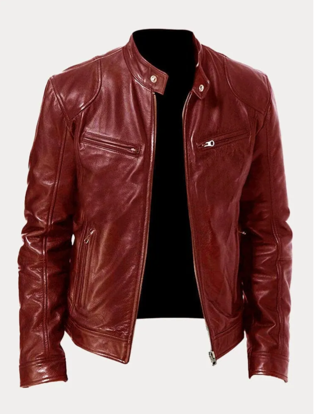 Steve - Timeless Leather Jacket