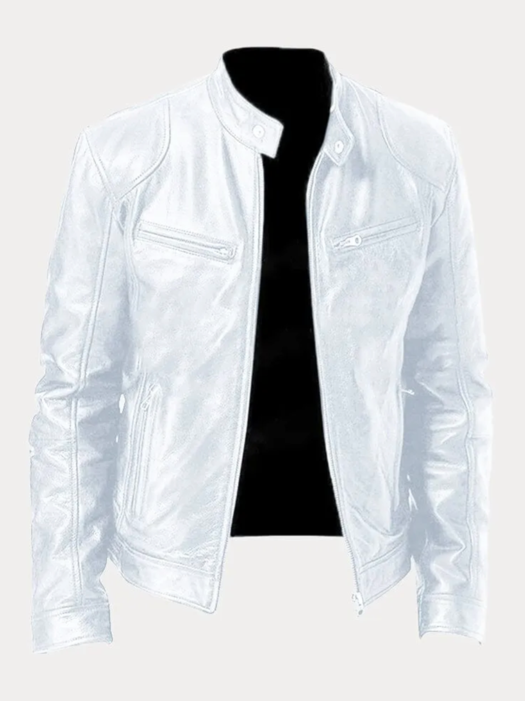 Steve - Timeless Leather Jacket