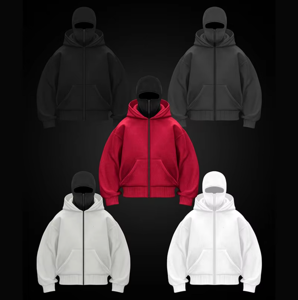 Camille - Sweat à Capuche avec Balaclava