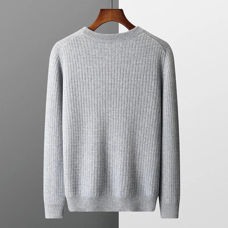 London Edit™ | Patterned sweater in 100% cashmere
