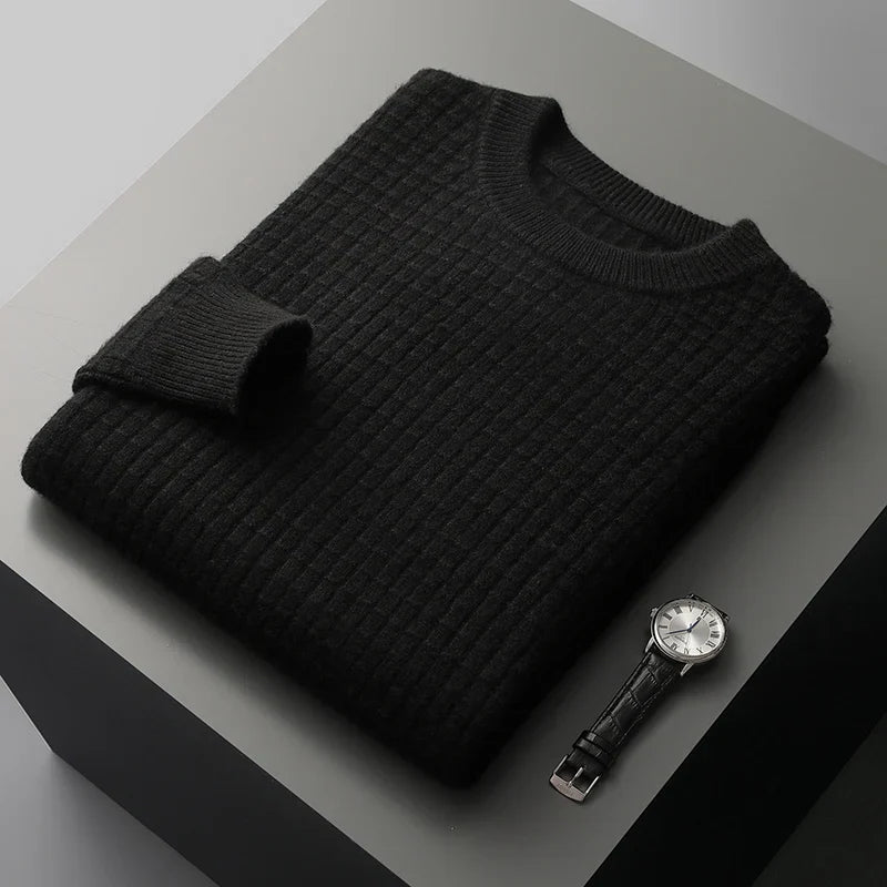 London Edit™ | Patterned sweater in 100% cashmere