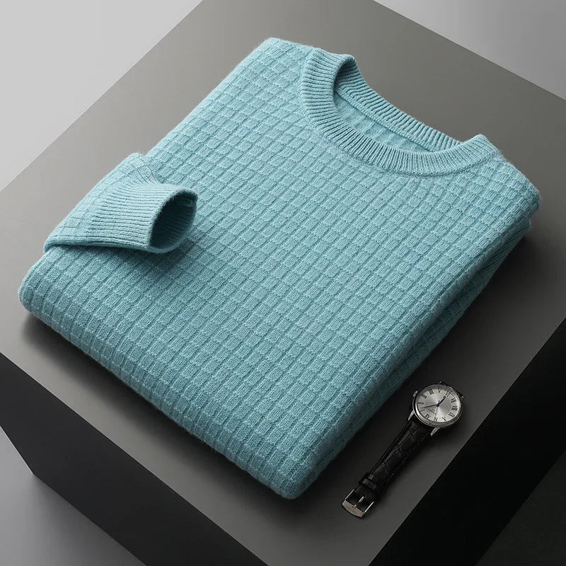 London Edit™ | Patterned sweater in 100% cashmere
