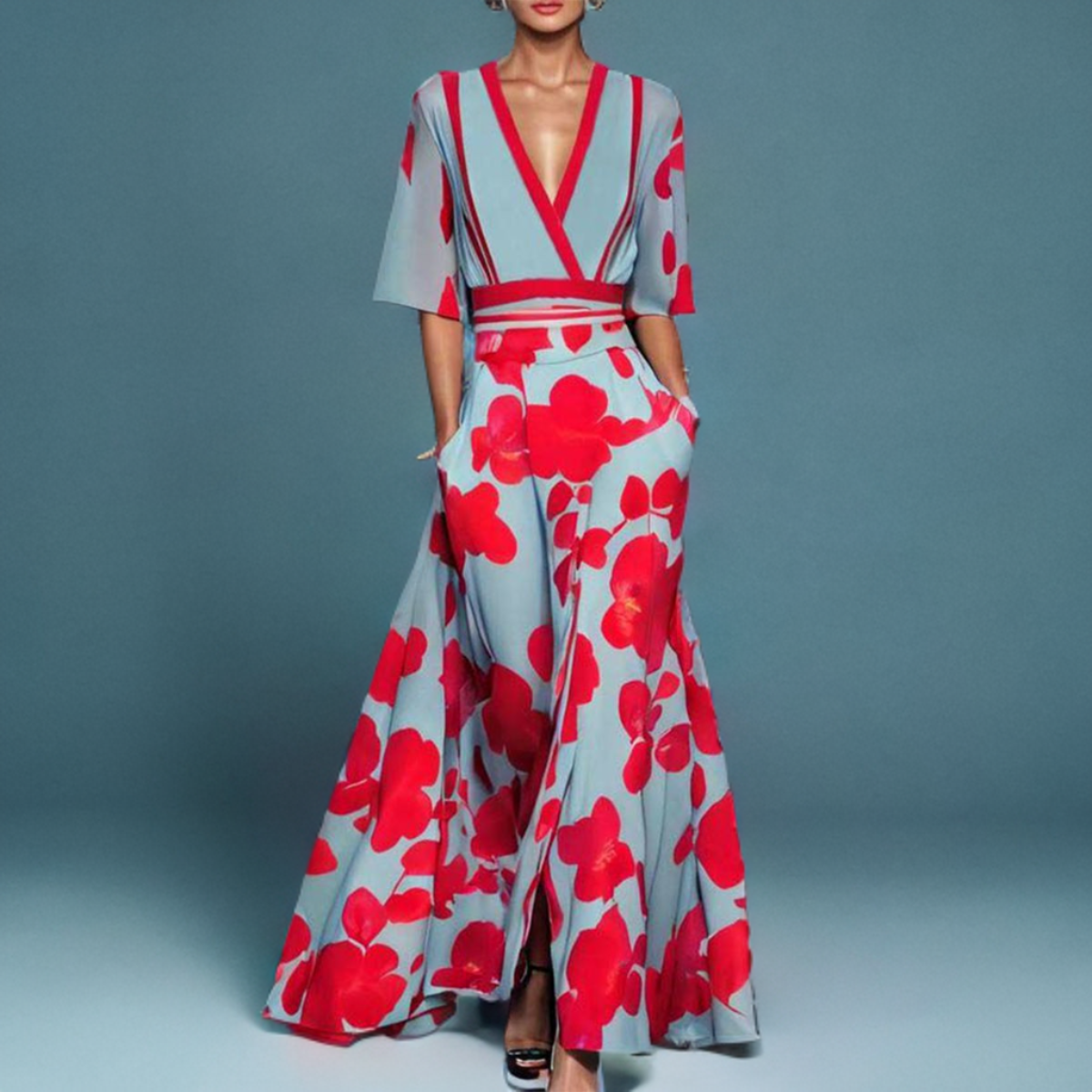 Marlene - Robe Maxi Élégante