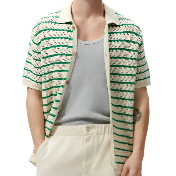 Laurent™ | Marbella - Chemise boutonnée en tricot