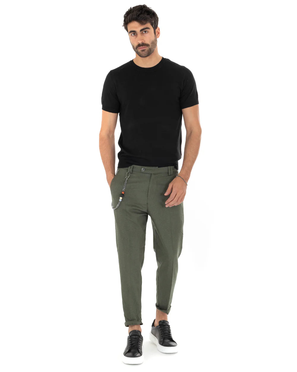 Louis | T-Shirt Homme à Manches Courtes et Col Rond