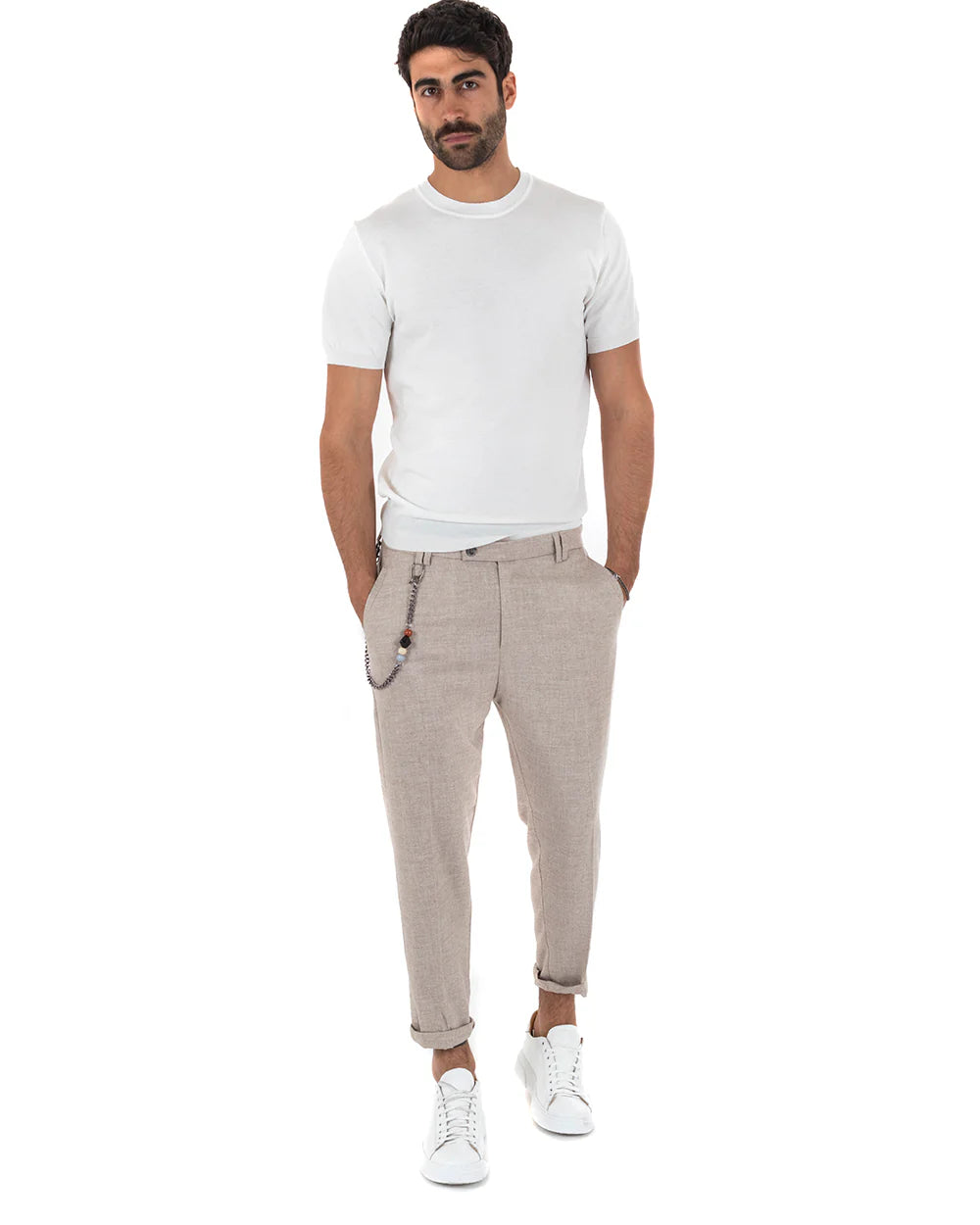 Louis | T-Shirt Homme à Manches Courtes et Col Rond