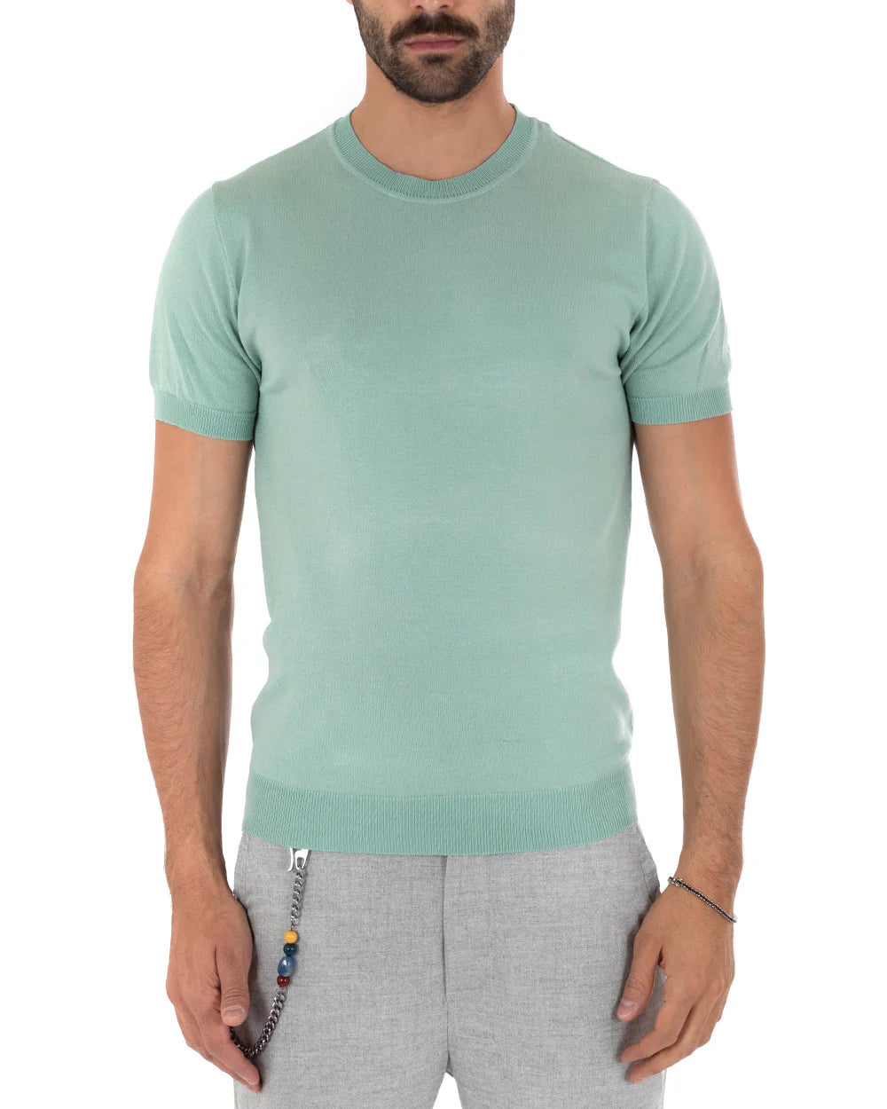 Louis | T-Shirt Homme à Manches Courtes et Col Rond