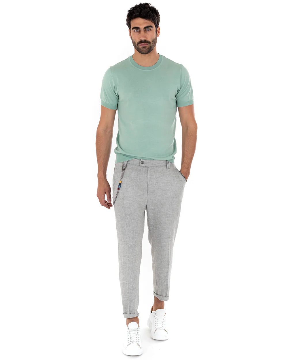 Louis | T-Shirt Homme à Manches Courtes et Col Rond