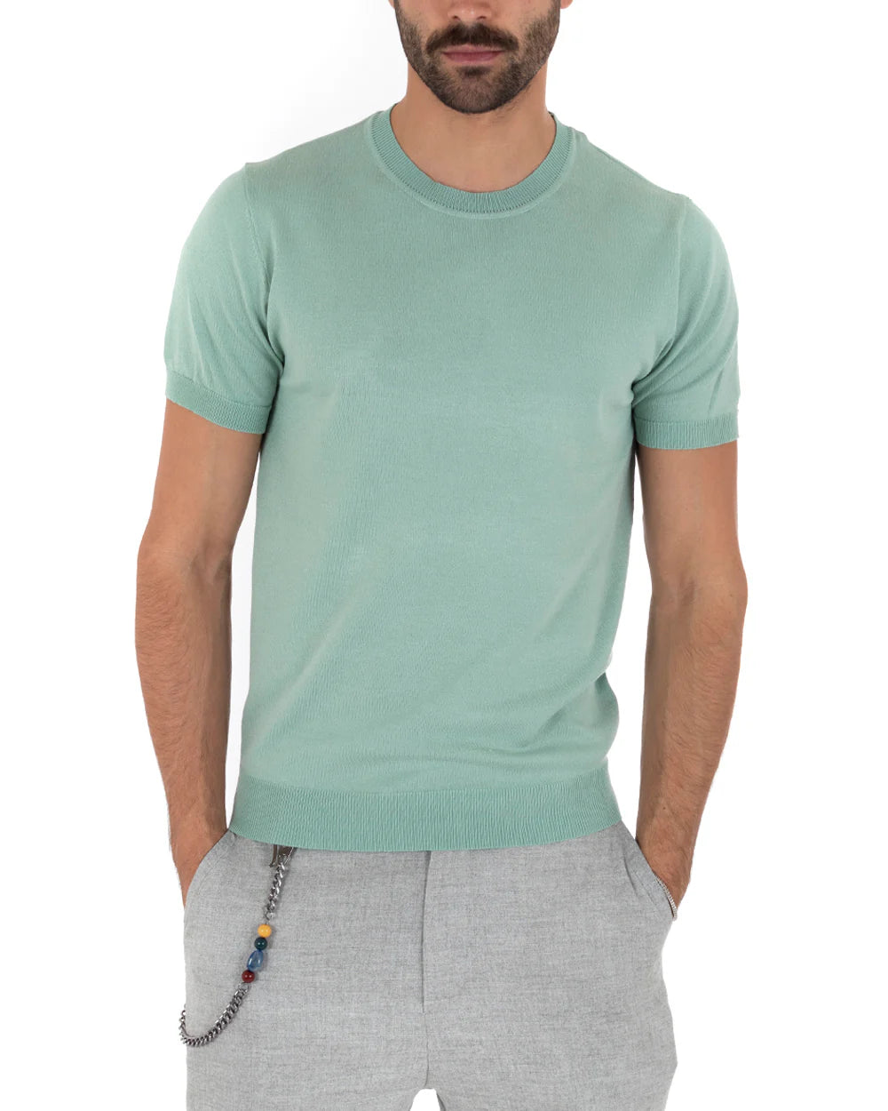 Louis | T-Shirt Homme à Manches Courtes et Col Rond