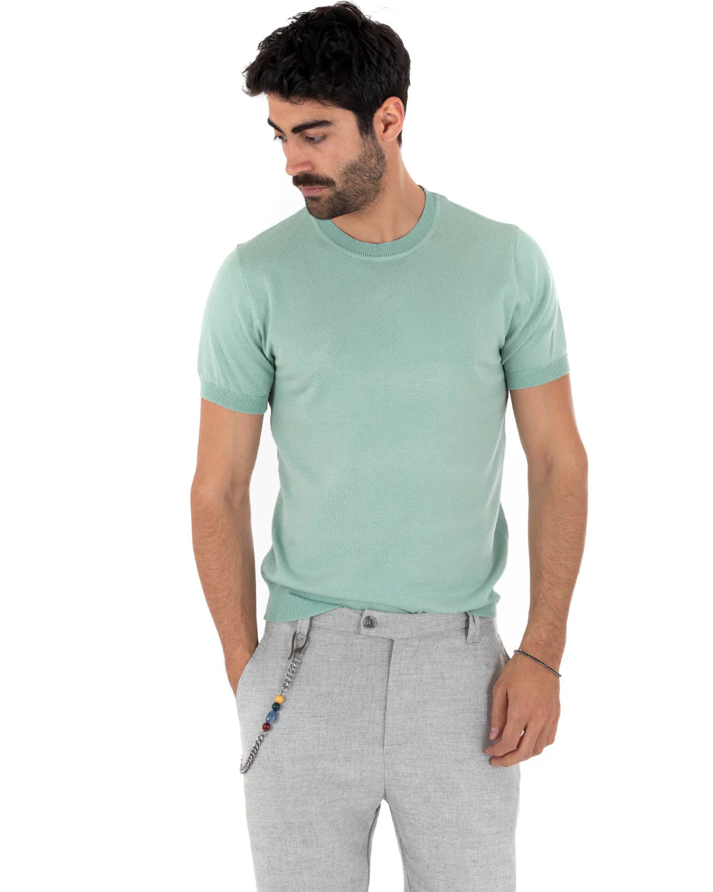Louis | T-Shirt Homme à Manches Courtes et Col Rond