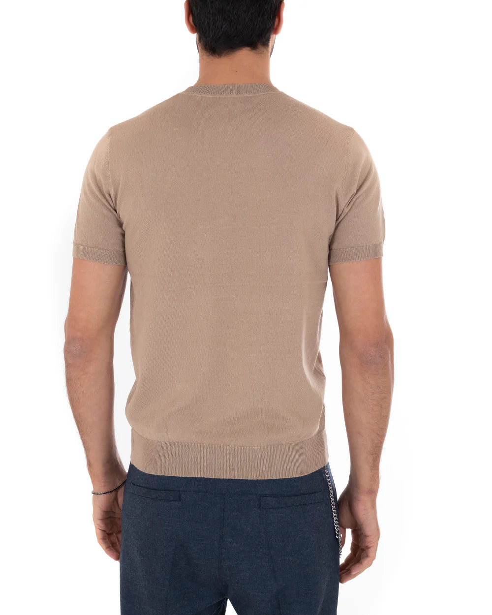 Louis | T-Shirt Homme à Manches Courtes et Col Rond
