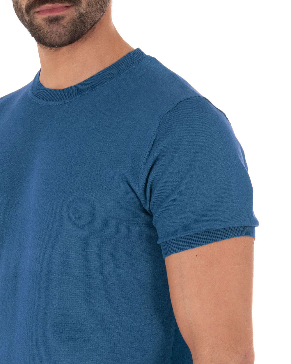 Louis | T-Shirt Homme à Manches Courtes et Col Rond