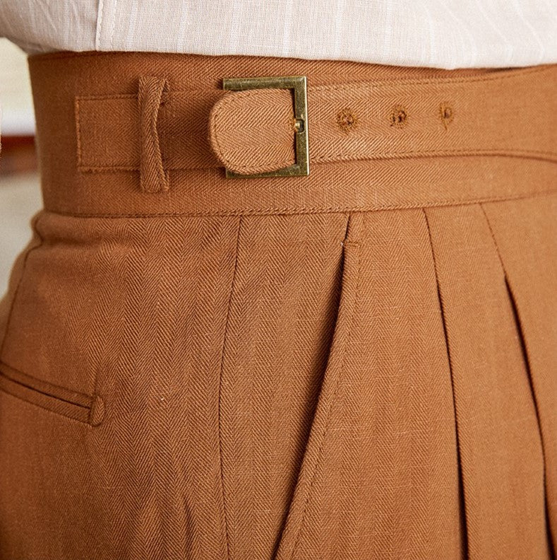 London Edit™ |  Linen Gurkha Pants