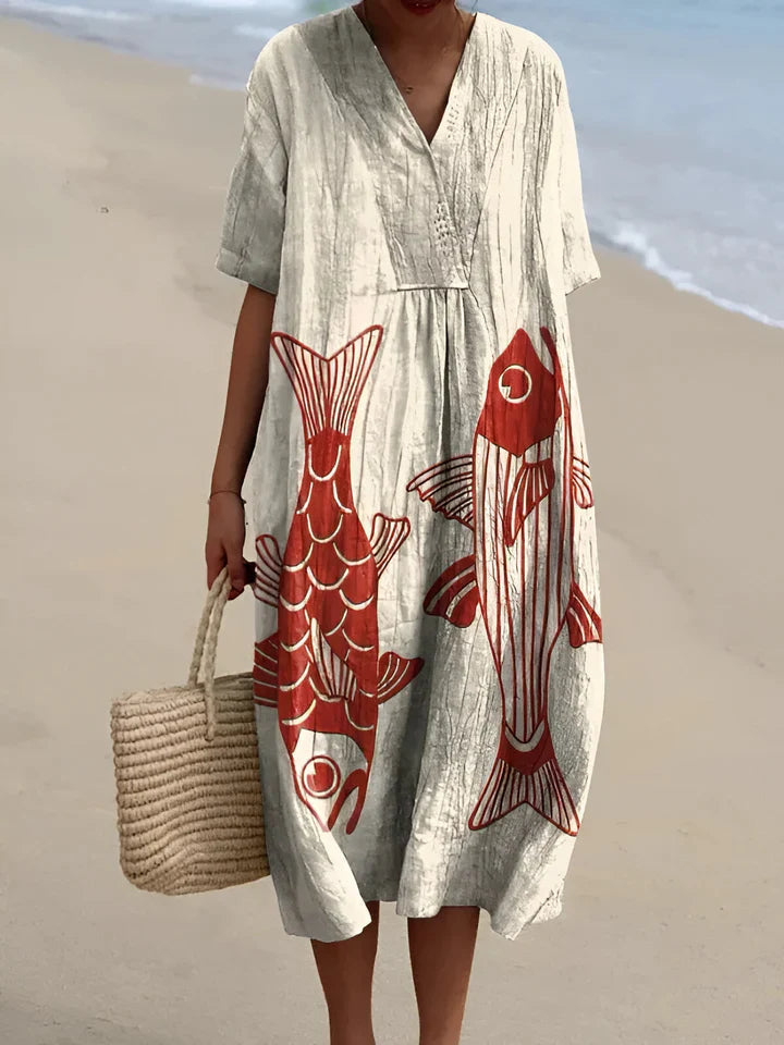 Olalla - Robe d'Été à Motifs