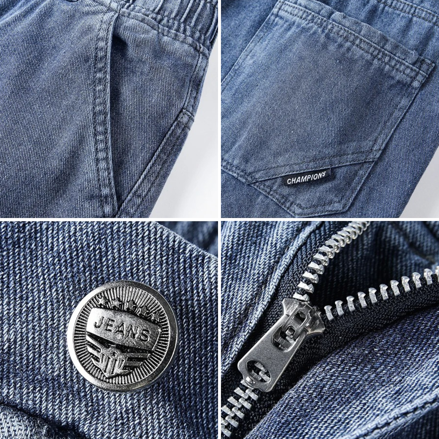 London Edit™ | Denim Cargo Shorts