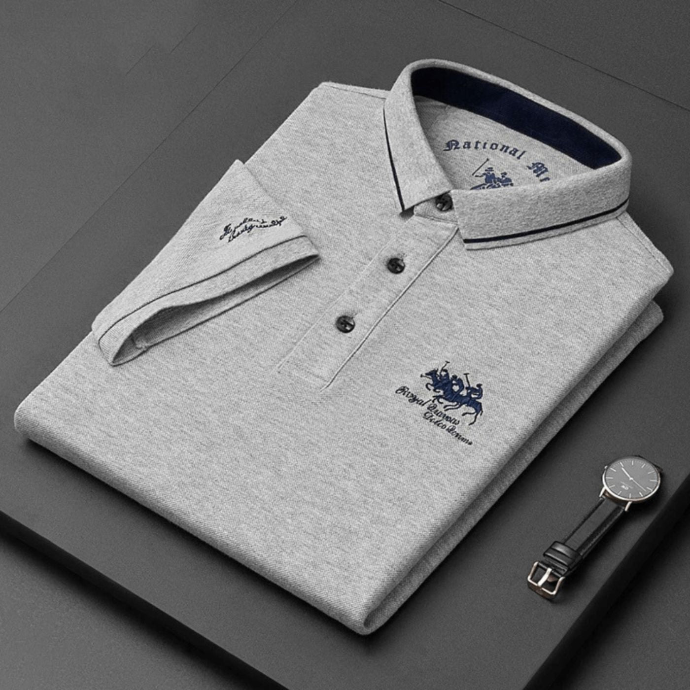 LAURENT | POLO DE LUXE POUR HOMME (1+1 OFFERT)