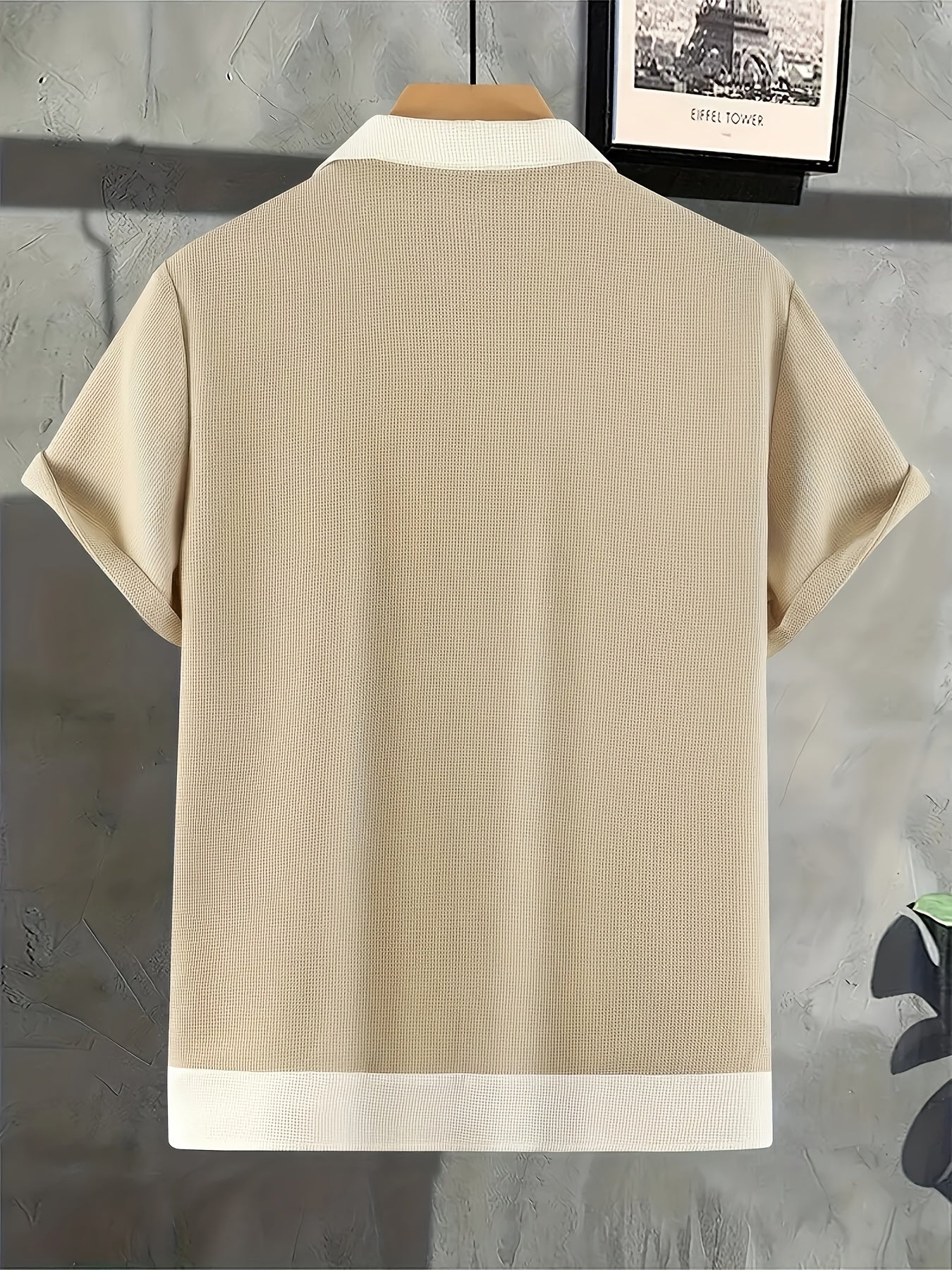 Laurent™ | Chemise Lin Contrasté Élégant