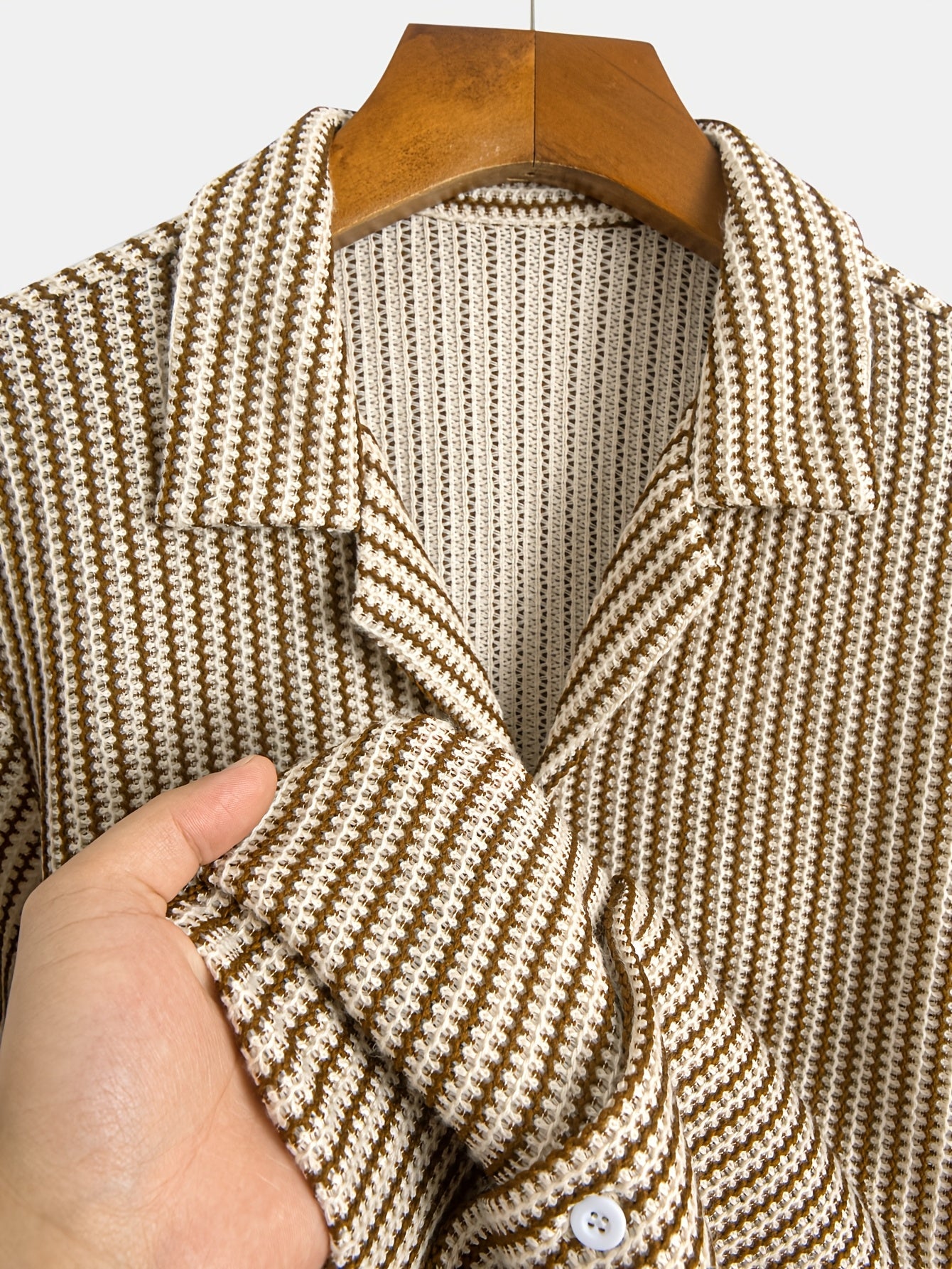Laurent™ | Chemise Rayée Vintage Texturée