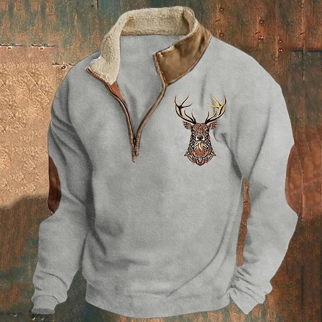 Eli - Stylish Quarter-Zip Pullover