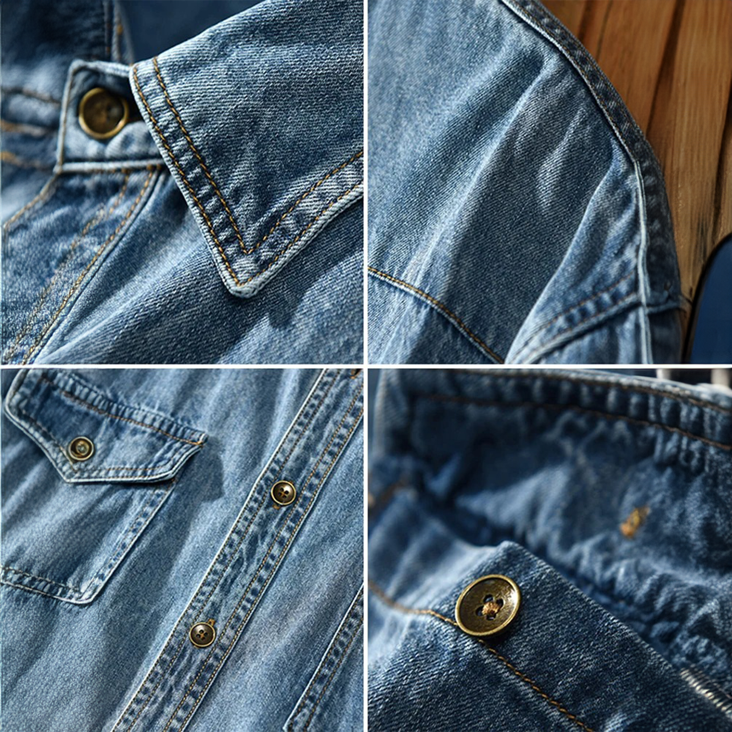 London Edit™ | Classic Denim Long-Sleeve