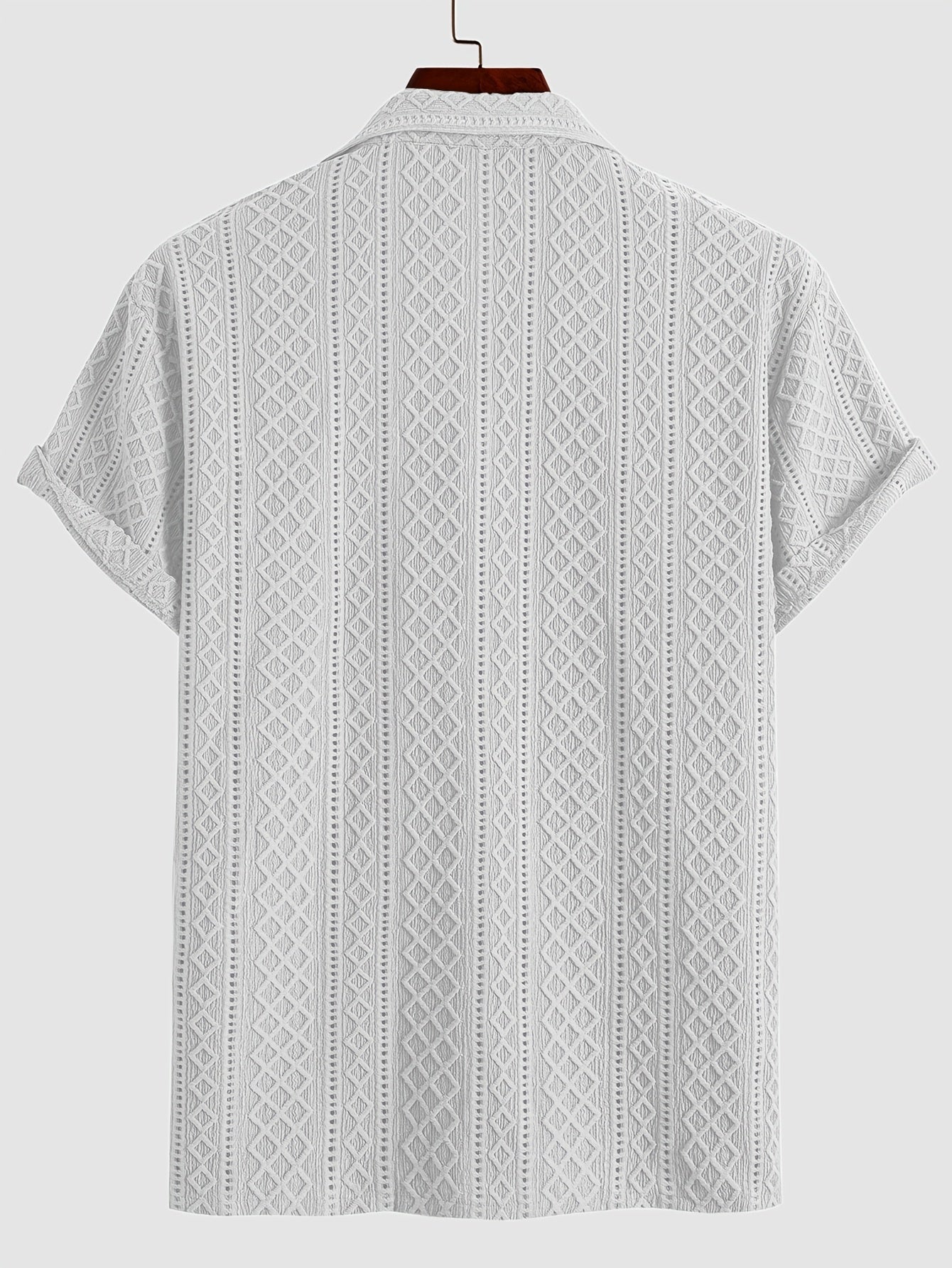 Laurent™ | Chemise Motif Relief Bohème