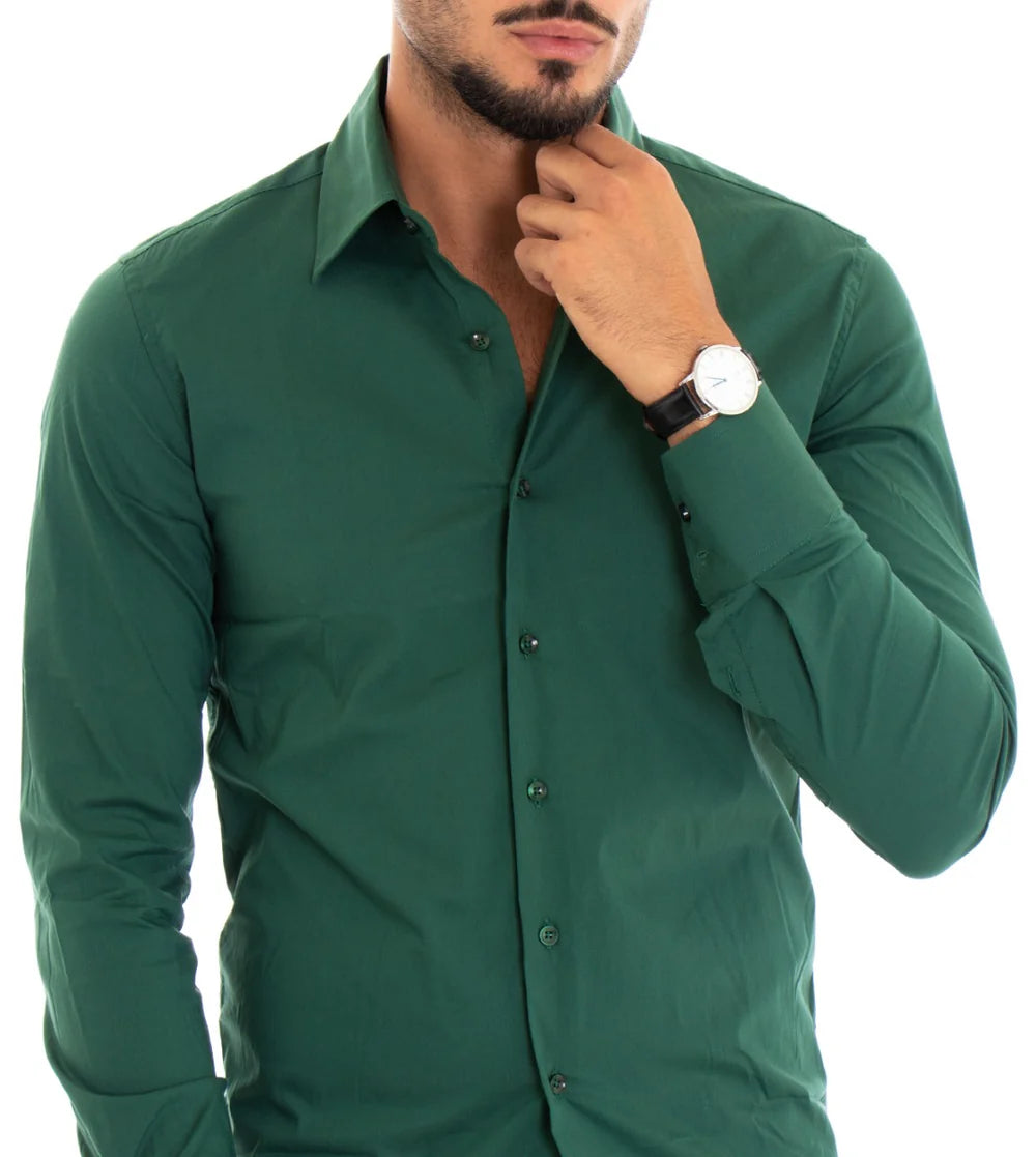 Théodore | Chemise Homme Slim Fit en Coton Classique