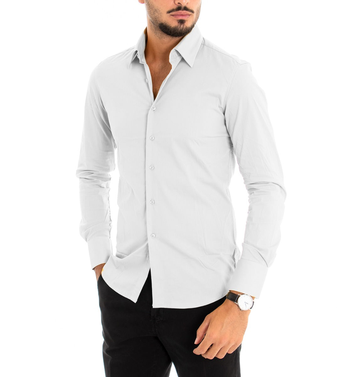 Théodore | Chemise Homme Slim Fit en Coton Classique