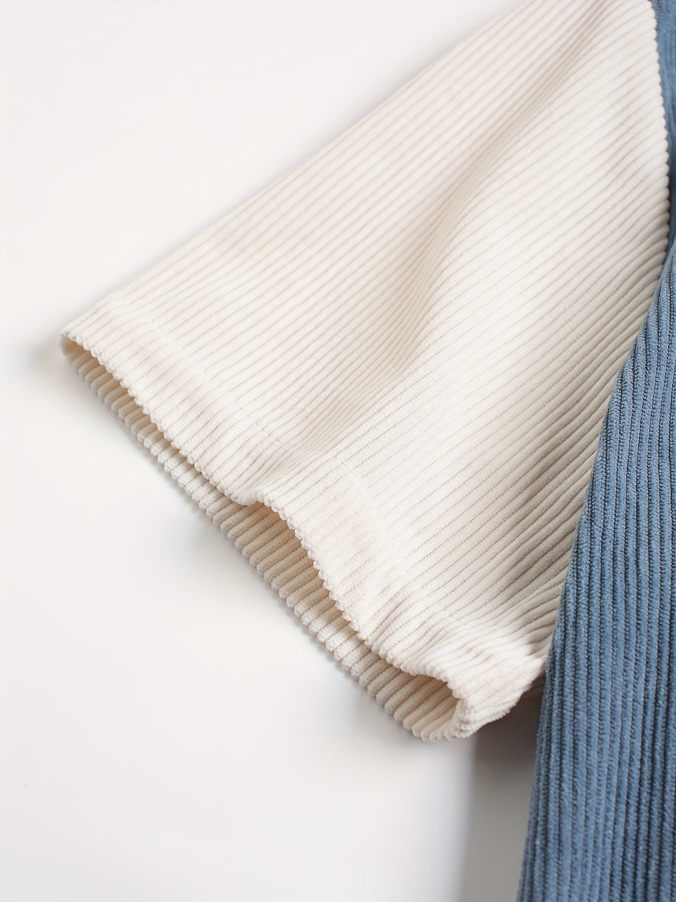 Laurent™ | Chemise Bleu Ivoire Contrastée