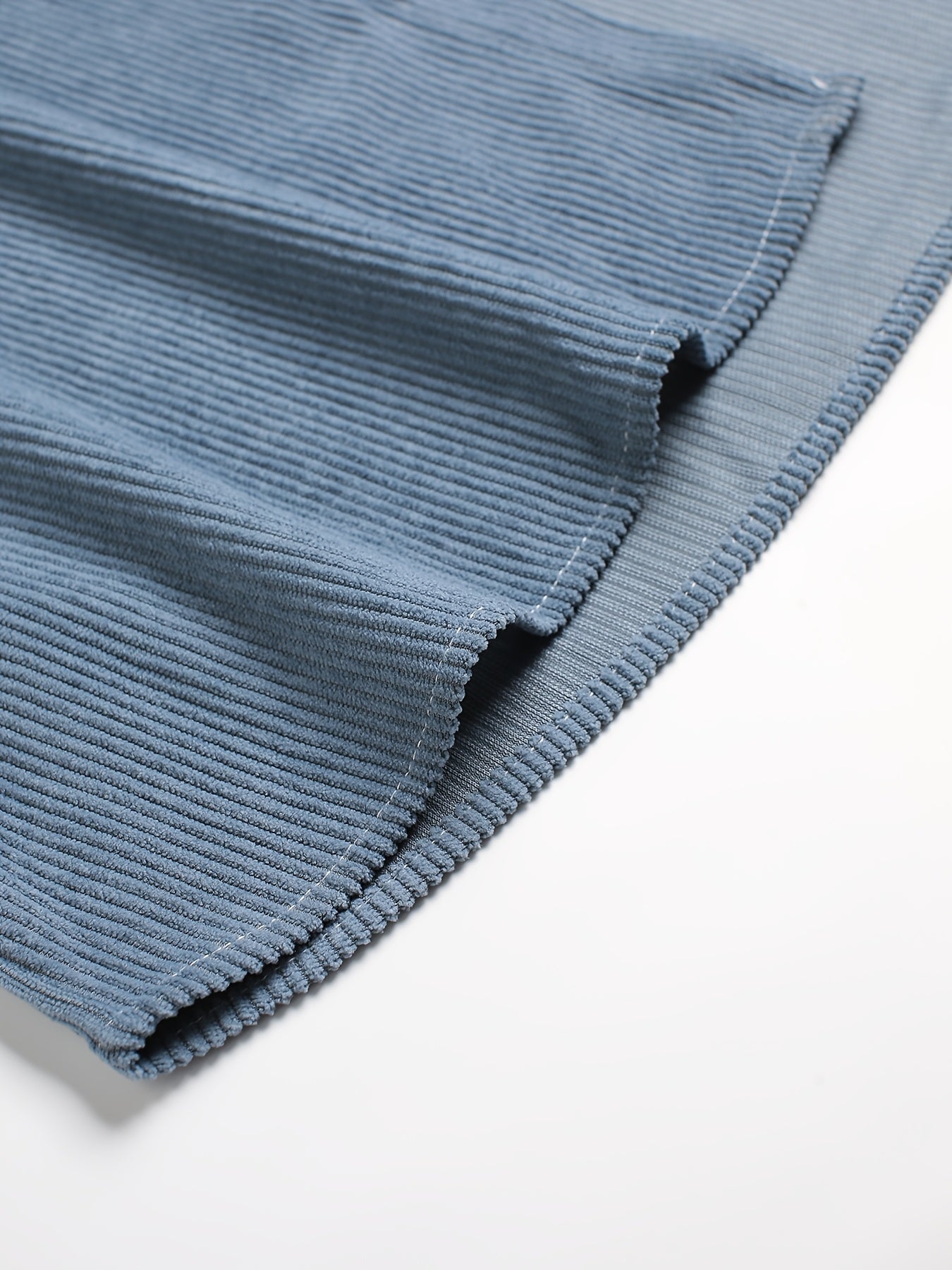 Laurent™ | Chemise Bleu Ivoire Contrastée